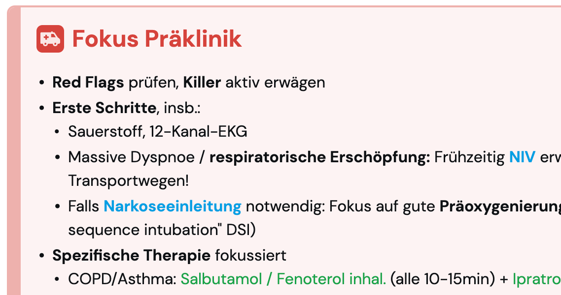 Fokus Präklinik!