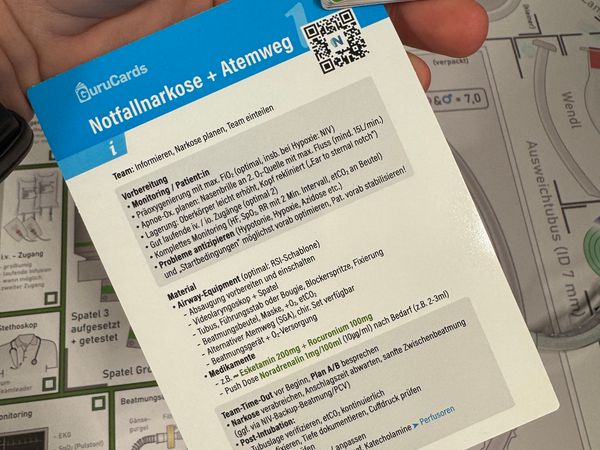 Gurucards im Einsatz - Detailseite Notfallnarkose