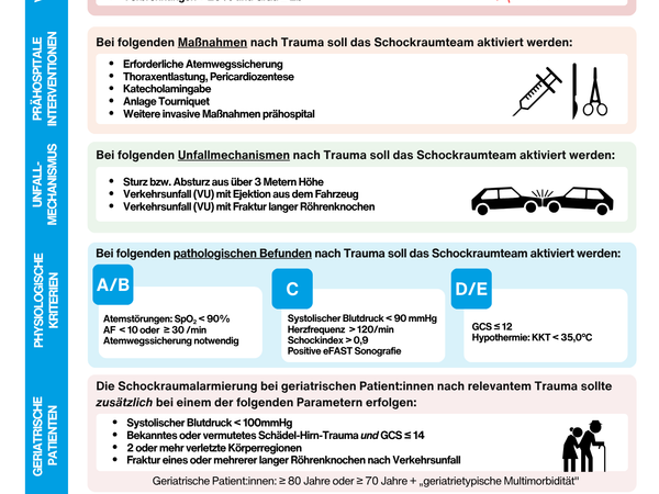 Schockraumkriterien Trauma