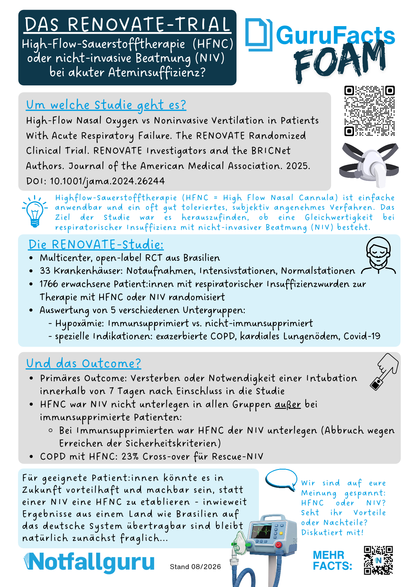 FOAM: NIV vs. HFNC